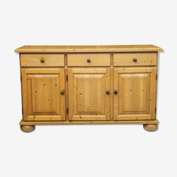 Scandinavian solid pine sideboard