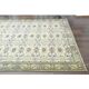 1970s Vintage Turkish Handmade Wool Beige Oversized Area Rug 208x295