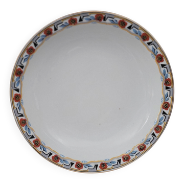 Plat creux Art Déco MLV France années 1930