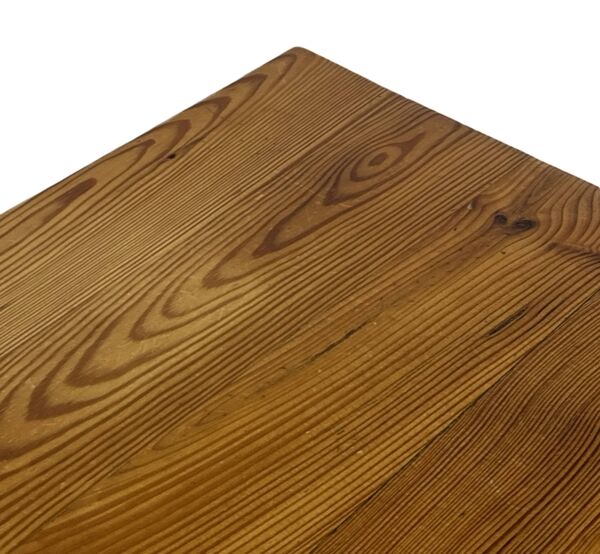Table à manger vintage en pin des années 60, table à manger minimaliste