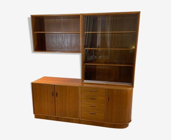 Bibliothèque Scandinave en teck Formule Kempkes 1950