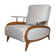 Transatlantic racing armchair, Art Deco period, modular and convertible into a daybed, 1930s
