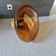 Brokis Muffins Design Lamp, large model 60cm, amber glass, solid wood