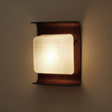 Scandinavian wall lamp Goffredo Reggiani in teak circa 1960