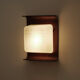 Scandinavian wall lamp Goffredo Reggiani in teak circa 1960