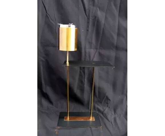 Cendrier moderniste en cuivre avec tablette, 1960.