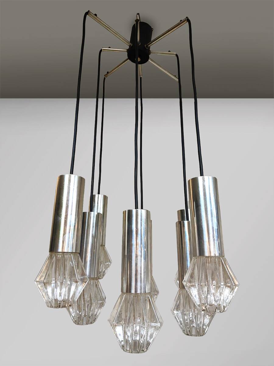 Vintage Cascade pendant lamp 1970s