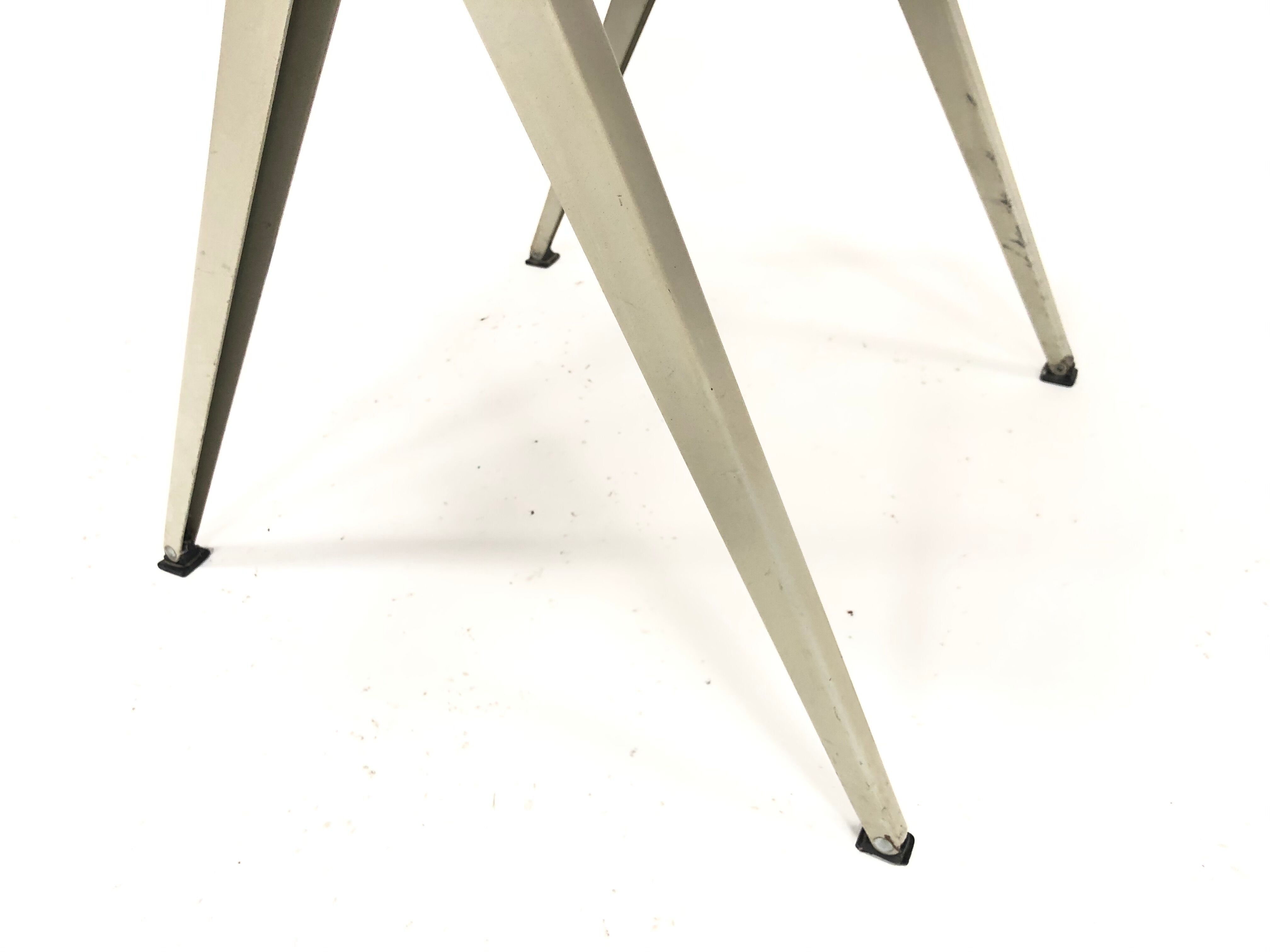 Lot of 4 vintage school chairs Galvanitas S16 Netherlands