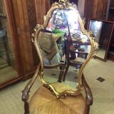 Golden rocaille mirror