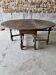 Large drop-leaf table in solid oak – English country style.