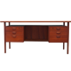 Bureau en teck, design danois, années 1970, design Kai Kristiansen