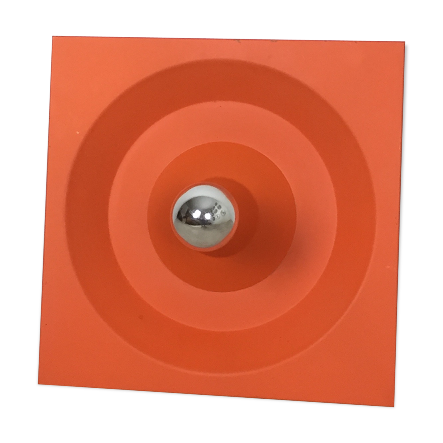 Apply orange 1970 Klaus Hempel for Kaiser lights