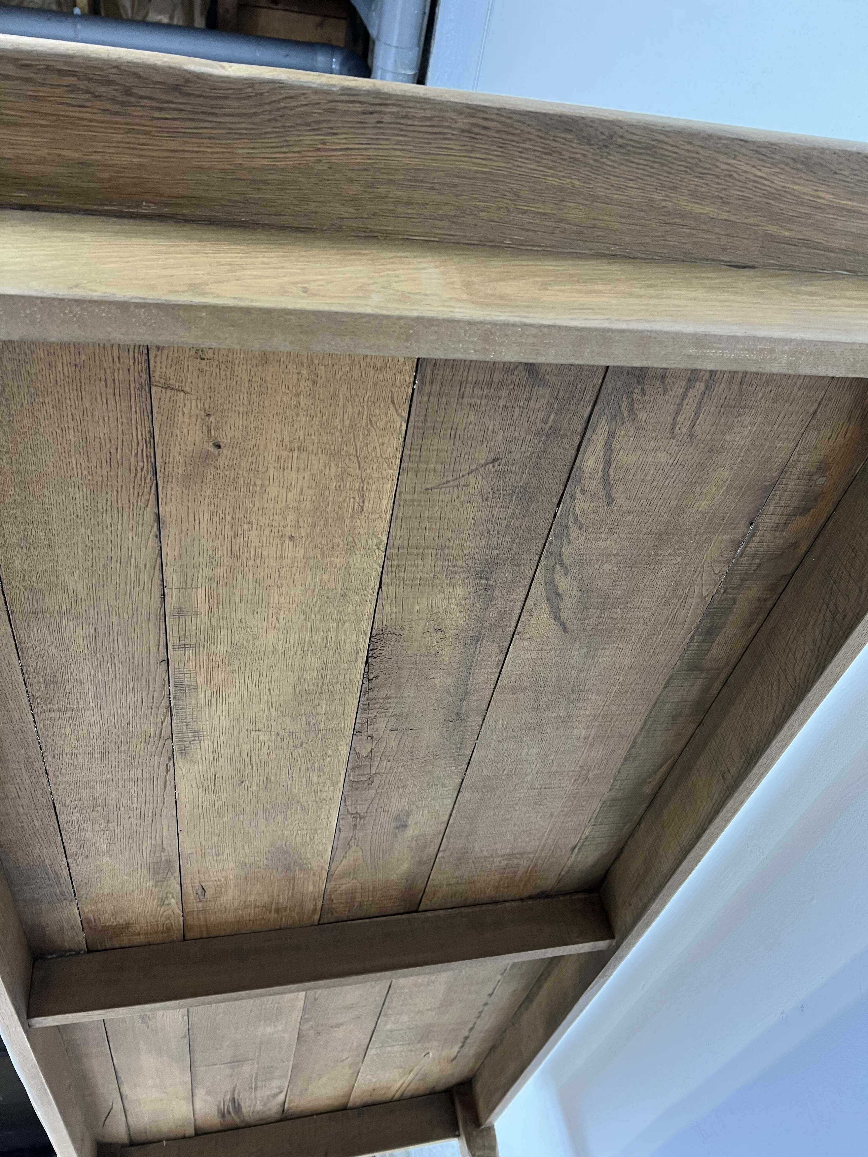 Old oak farmhouse table