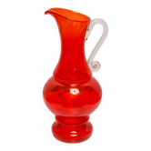 Vintage mid-century artistic glass pot "SCARF"