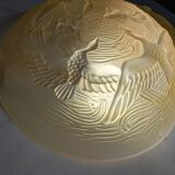 Art Deco pendant light duo