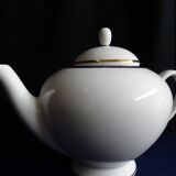White porcelain teapot