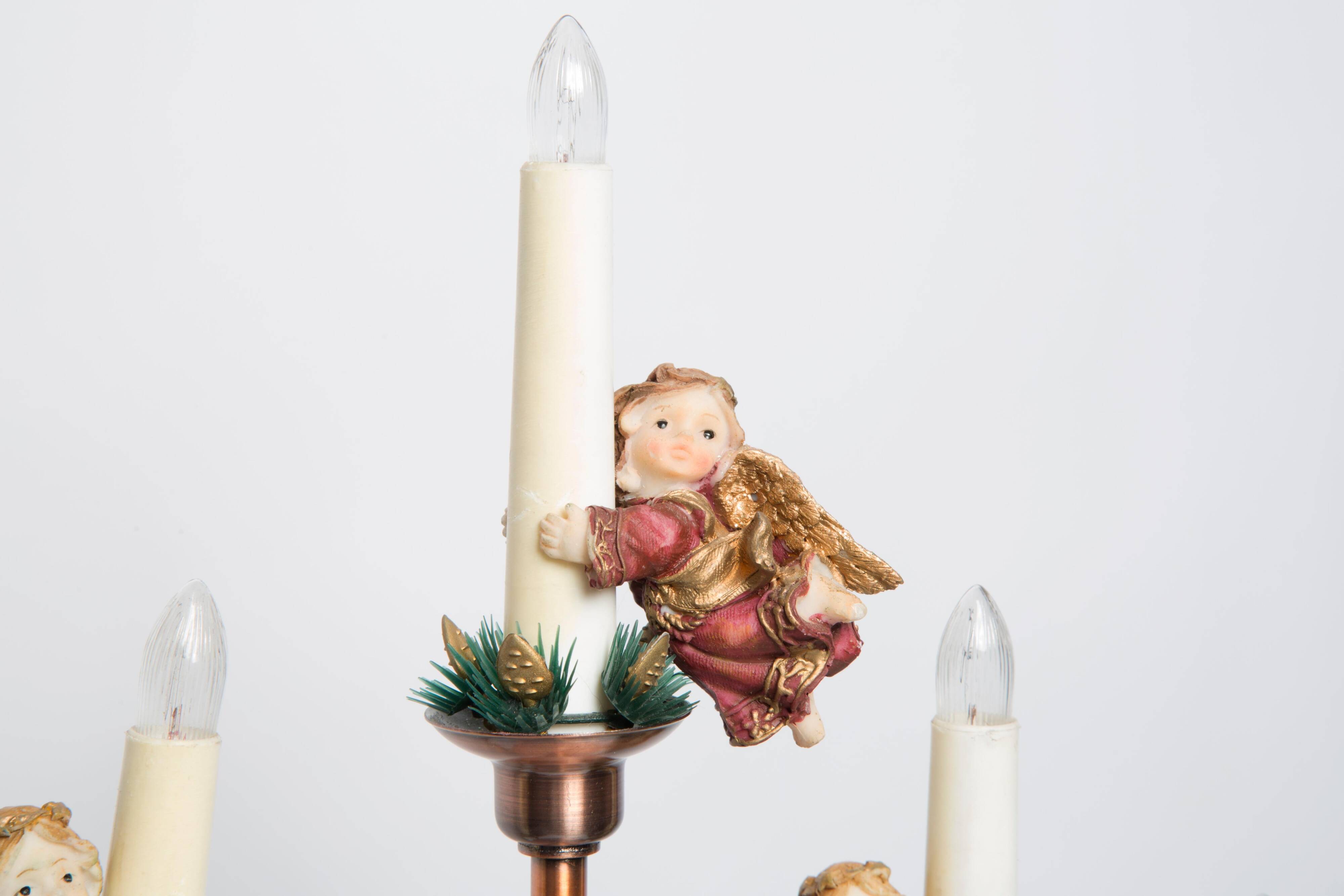 Lampe de table Mid Century White Angels