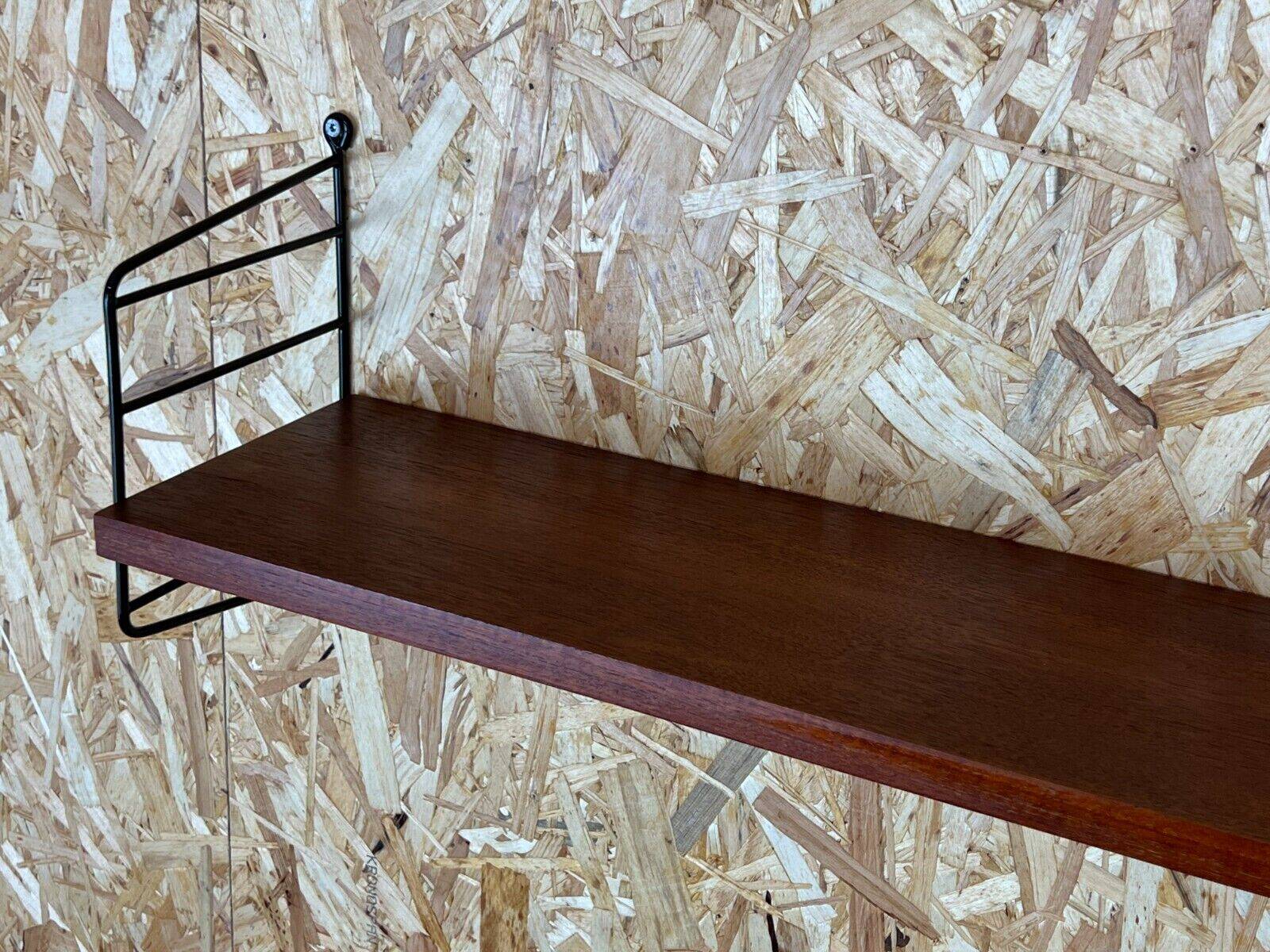 60s 70s teak string shelf module by Kajsa & Nils “Nisse” Strinning Sweden 60s