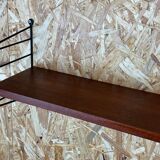 60s 70s teak string shelf module by Kajsa & Nils “Nisse” Strinning Sweden 60s