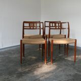 Niels Moller model 79 teak dinning room chairs