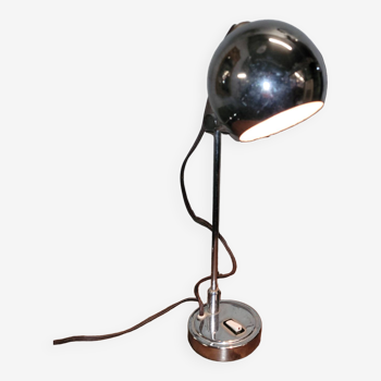 Lampe boule falca en métal chromé des années 70