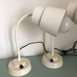 Pair of Jeulin bedside desk lamps