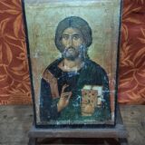 Set of 3 paintings reproduction of religious icons on wood