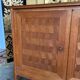 Vintage 1960s oak and oak marquetry sideboard