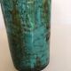 Vase de céramique en terre émaillée années 60s