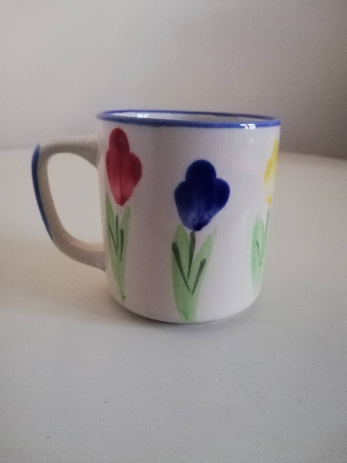Tasse mug vintage peint à la main