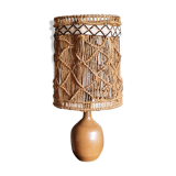 Sandstone lamp and rope