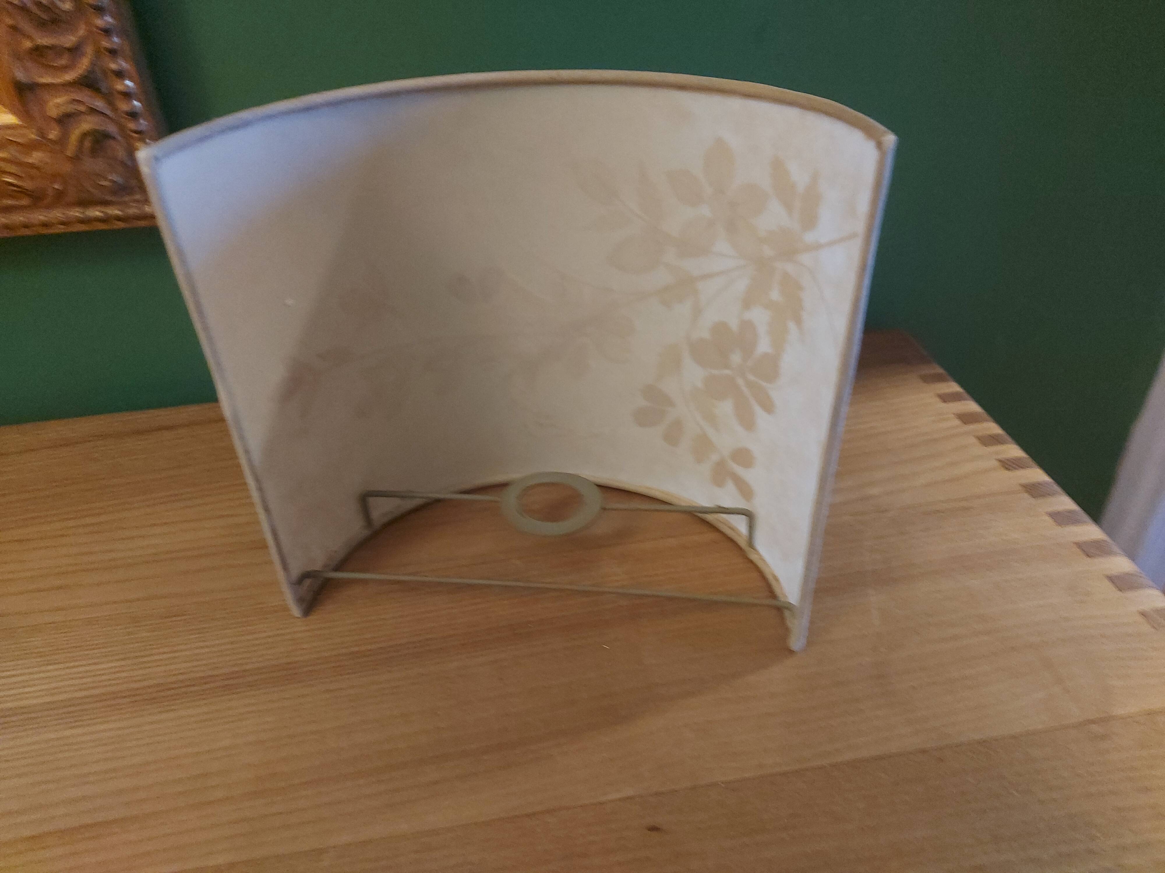 Abat day for wall lamp, decoration dried flowers