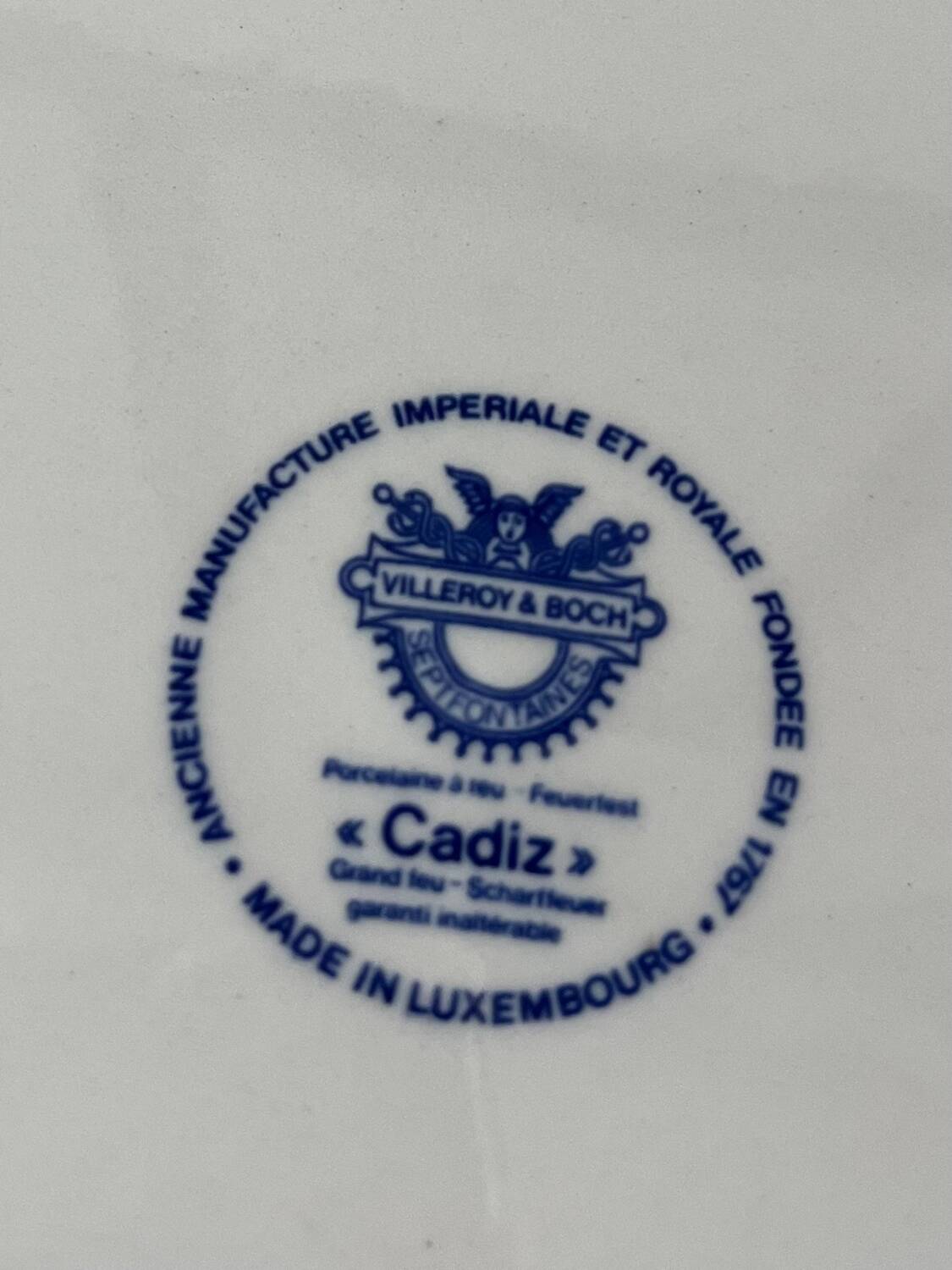 Set of 6 dessert plates "Cadiz" Villeroy and Boch