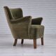 1970s, Danish design, lounge chair, original condition, furniture velour.
