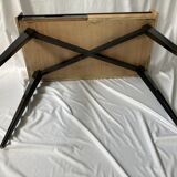 Vintage wooden table mirror circa 1960