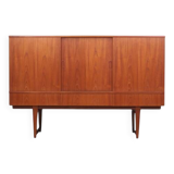 Teak highboard, Danish design, 1960s, production: Denmark