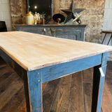 Patinated dining table
