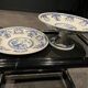 Luneville plate and compote dish