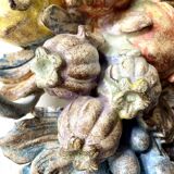 Pair of wooden wall lights, Italy 1950s