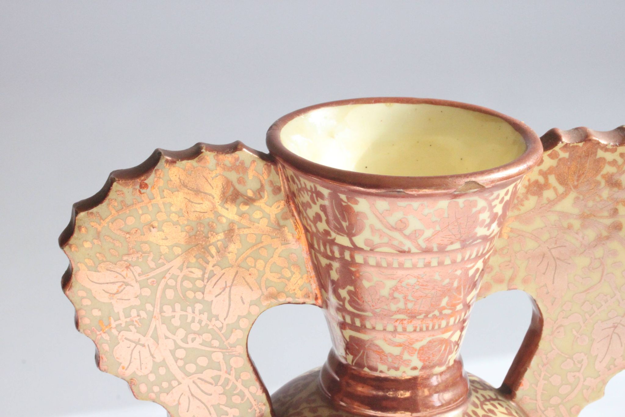 Vases Néoclassiques Espagnols en Cuivre Lustré, 19e