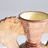 Neoclassical Spanish Copper Lustre Vases, 19Th