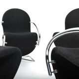 Verner Panton for Fritz Hansen 1973 Series 1-2-3 Butterfly Base