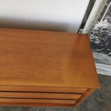 Vintage enfilade, walnut veneer 1970