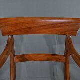 Armchair with Mahogany Crosses, Victorian period, England – 2nd part 19th century
