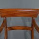 Armchair with Mahogany Crosses, Victorian period, England – 2nd part 19th century