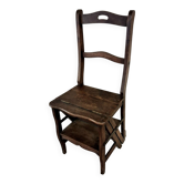 Library chair folk art stepladder