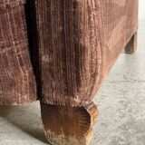 Fauteuil club velours