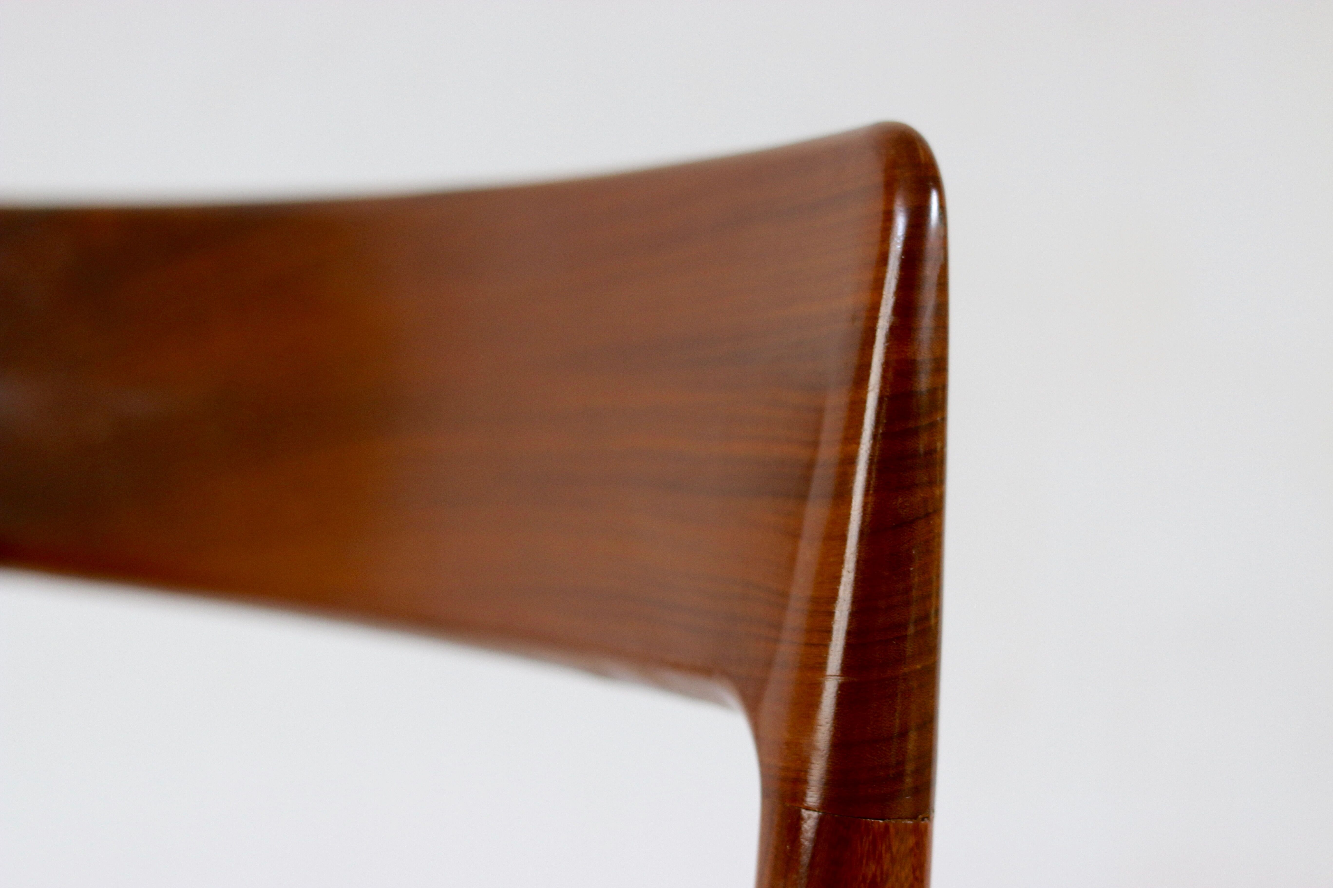 Chairs Scandinavian teak and rope 60 years