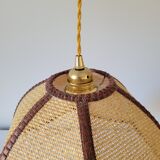 Rattan flower suspension