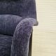 1960s, Swedish design, refurbished high-back armchair, vintage velour
